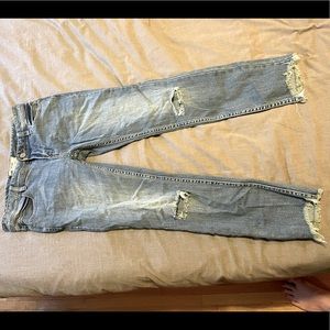 Distressed free people jeans BNIB